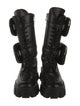 Prada Patent Leather Combat Boots