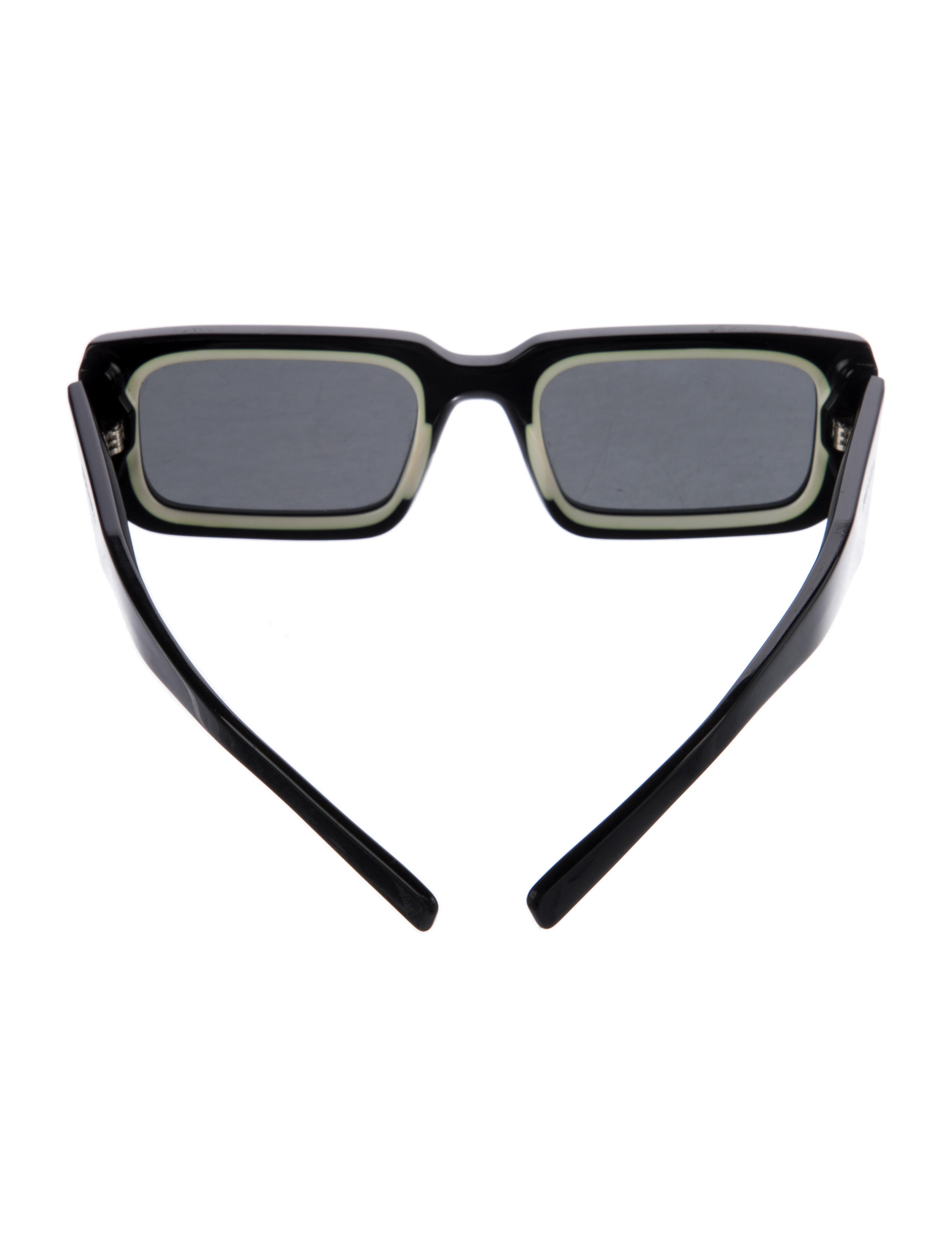 Prada Square Tinted Sunglasses