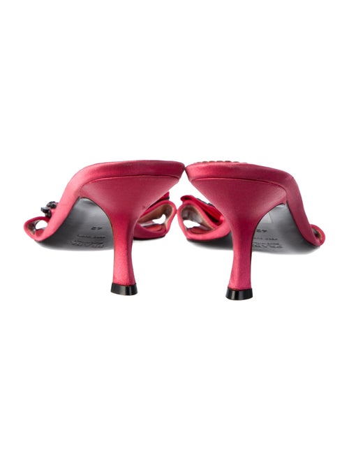 Prada Satin Slides