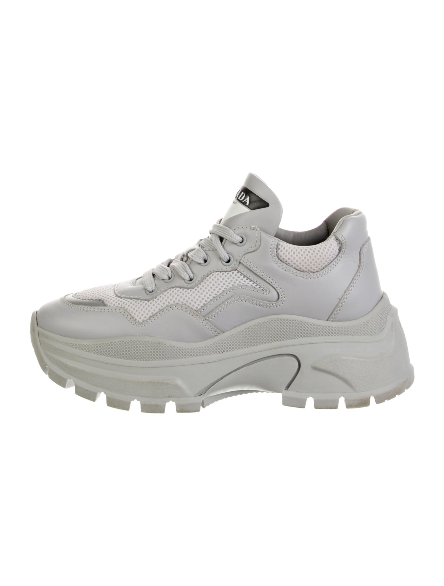Prada Leather Chunky Sneakers
