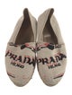Prada Canvas Graphic Print Espadrilles
