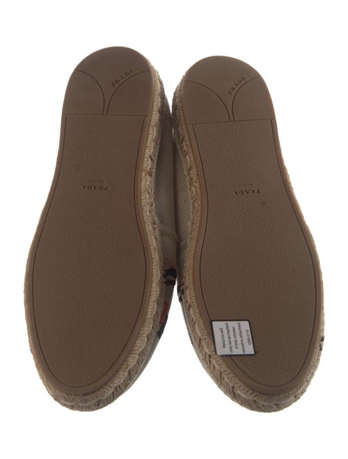 Prada Canvas Graphic Print Espadrilles