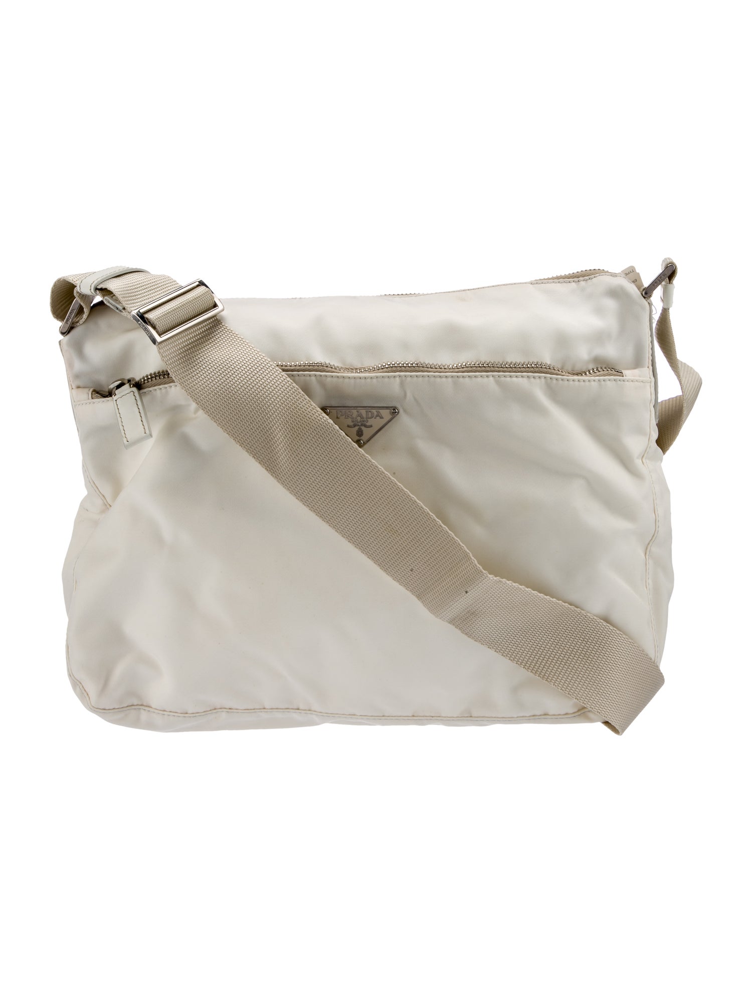 Prada Vela Nylon Messenger Bag