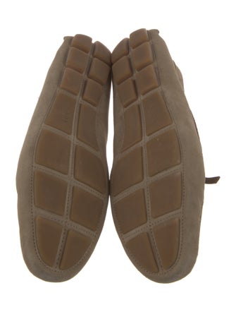 Prada Suede Moccasins