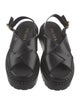 Prada Leather Slingback Sandals