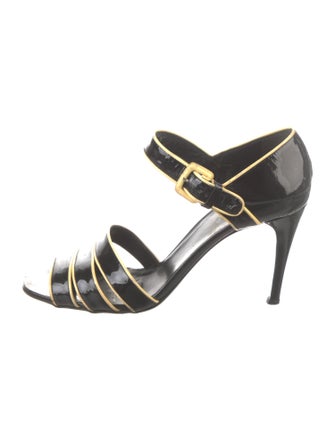 Prada Patent Leather Sandals