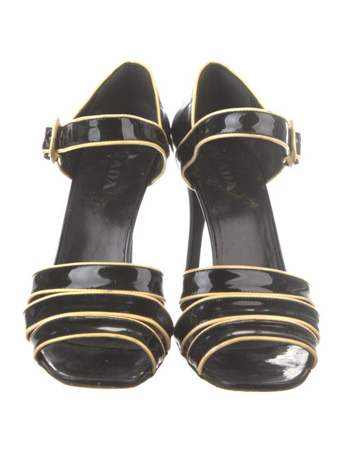 Prada Patent Leather Sandals