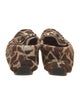Prada Ponyhair Animal Print Loafers
