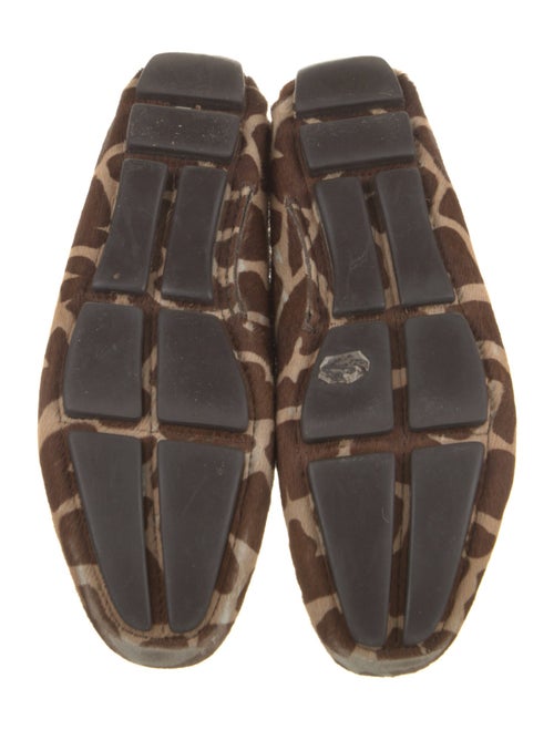 Prada Ponyhair Animal Print Loafers