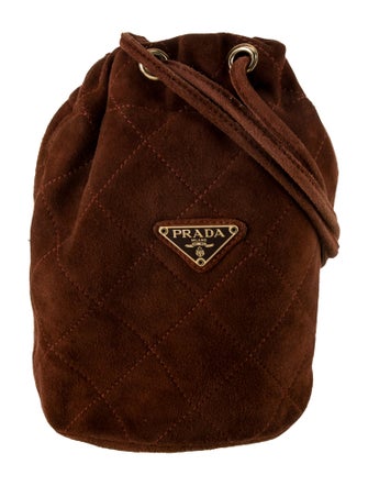 Prada Suede Bucket Bag