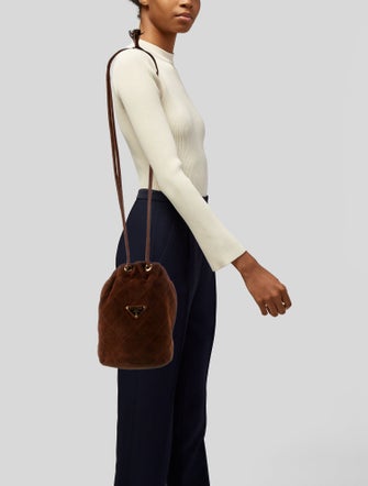 Prada Suede Bucket Bag