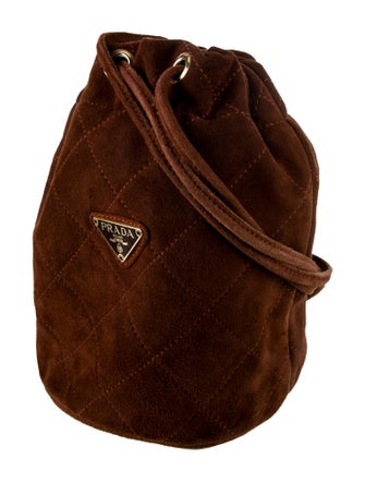 Prada Suede Bucket Bag