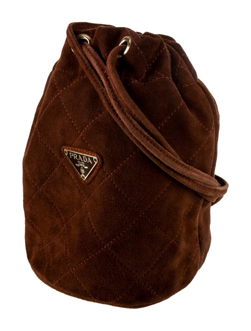 Prada Suede Bucket Bag