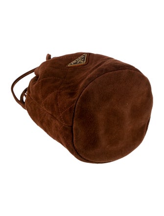 Prada Suede Bucket Bag