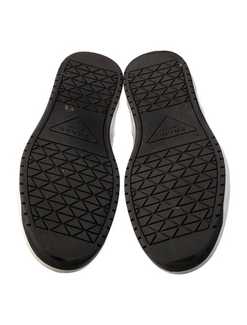 Prada Leather Colorblock Pattern Sneakers
