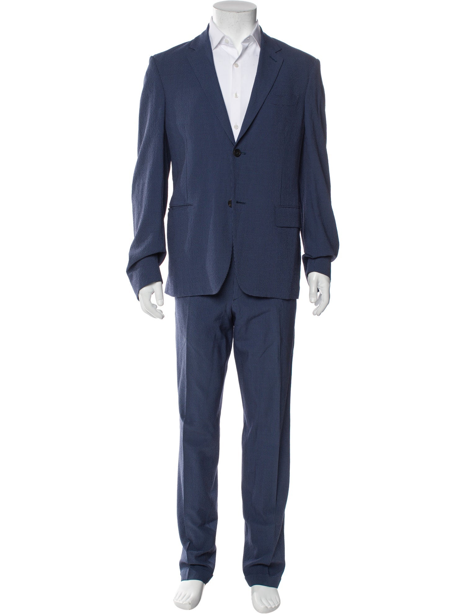 Prada 2017 Plaid Print Two-Piece Suit