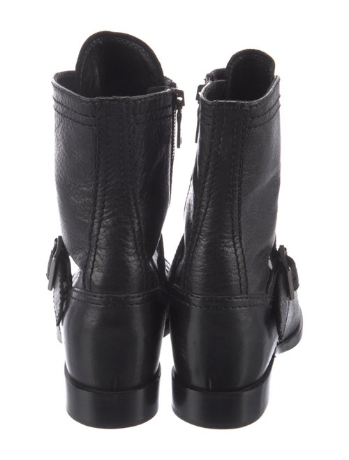 Prada Leather Combat Boots