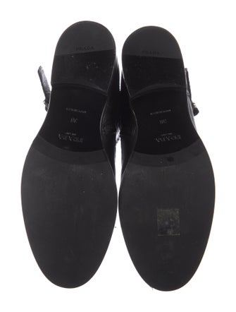 Prada Leather Combat Boots