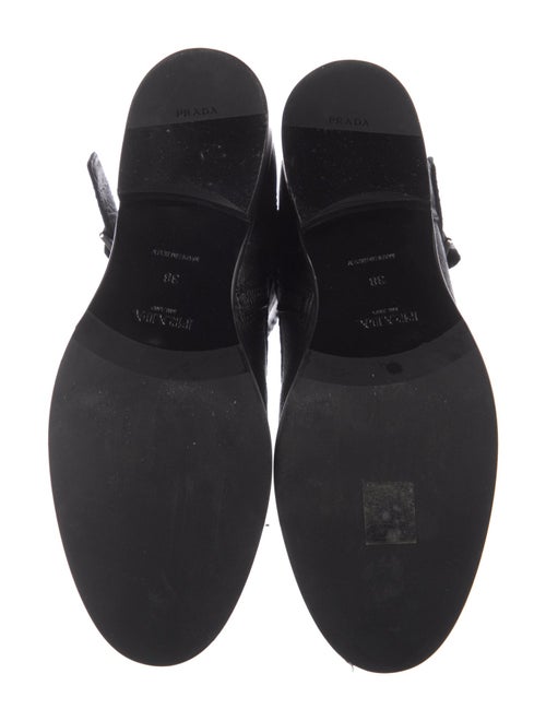 Prada Leather Combat Boots