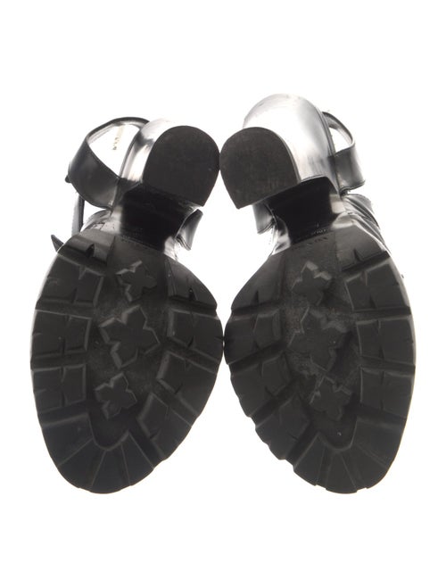 Prada Leather Slingback Sandals
