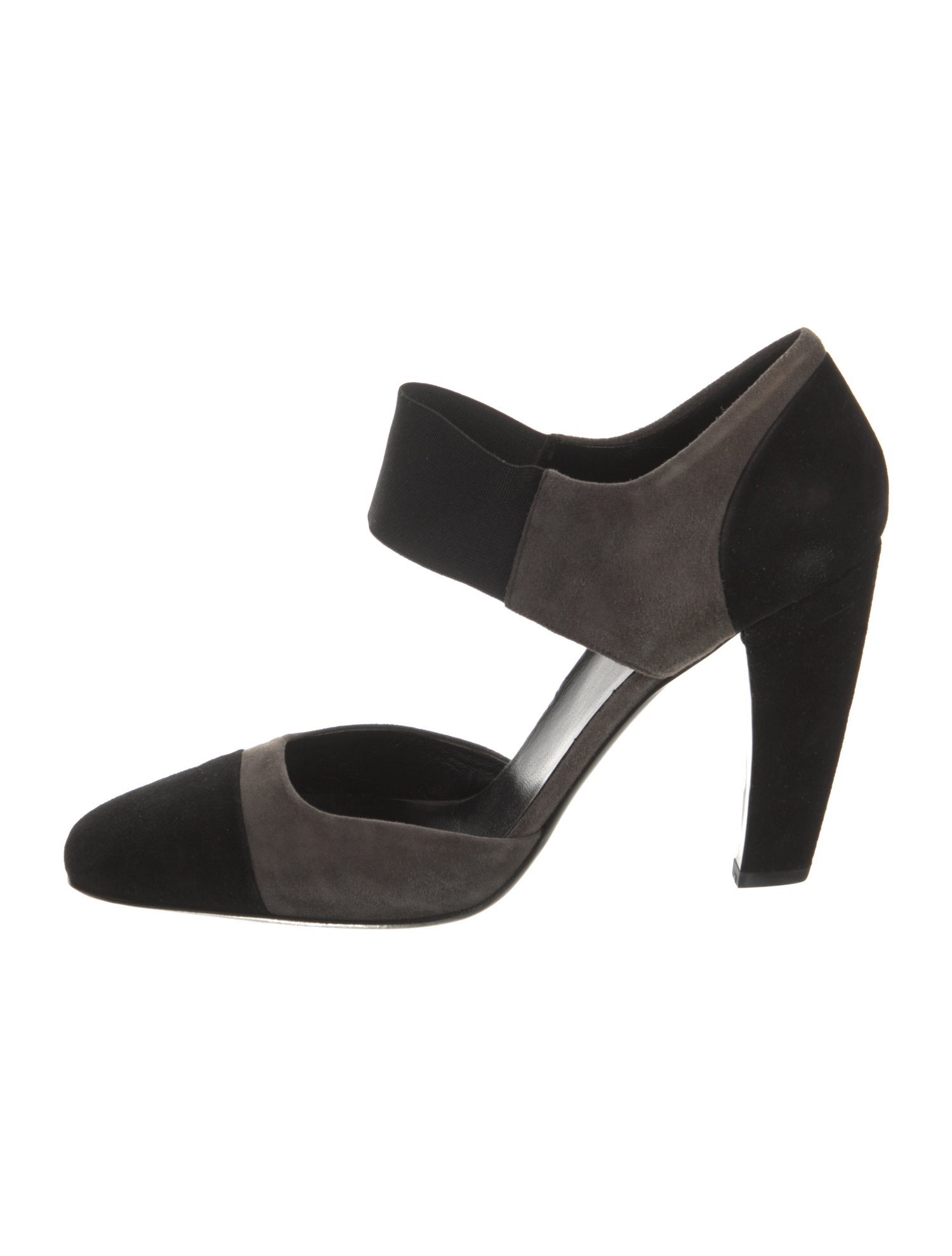 Prada Vintage Suede D'Orsay Pumps