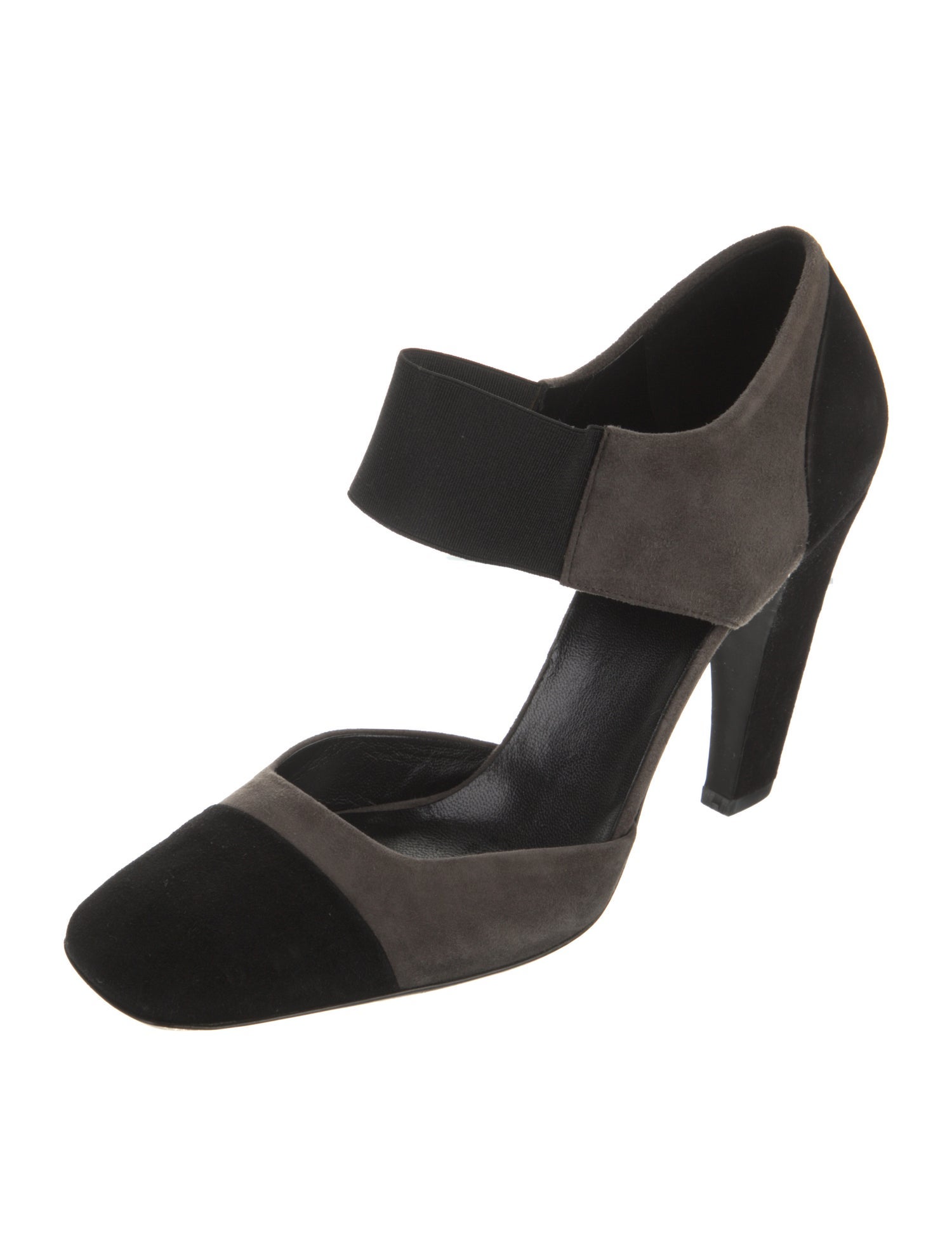 Prada Vintage Suede D'Orsay Pumps