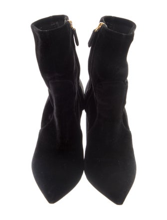 Prada Velvet Sock Boots