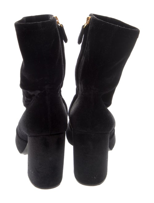 Prada Velvet Sock Boots
