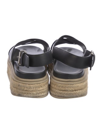 Prada Leather Espadrilles