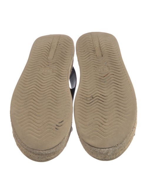 Prada Leather Espadrilles