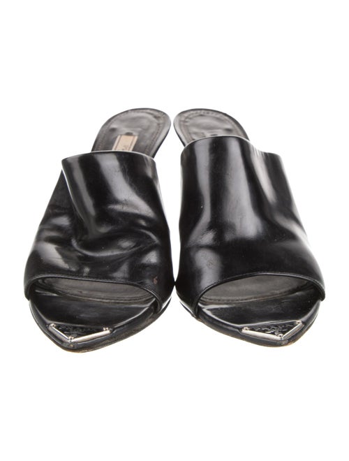 Prada Leather Slides