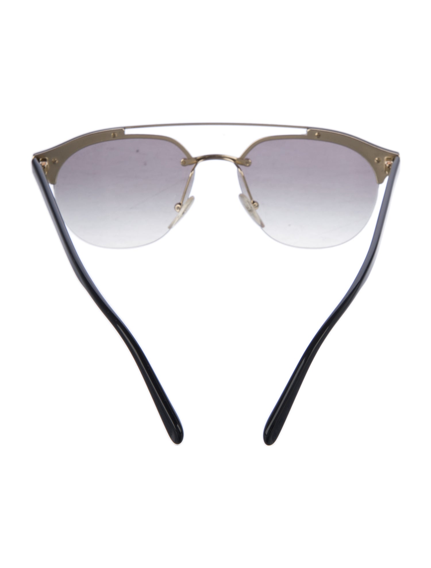 Prada Round Gradient Sunglasses