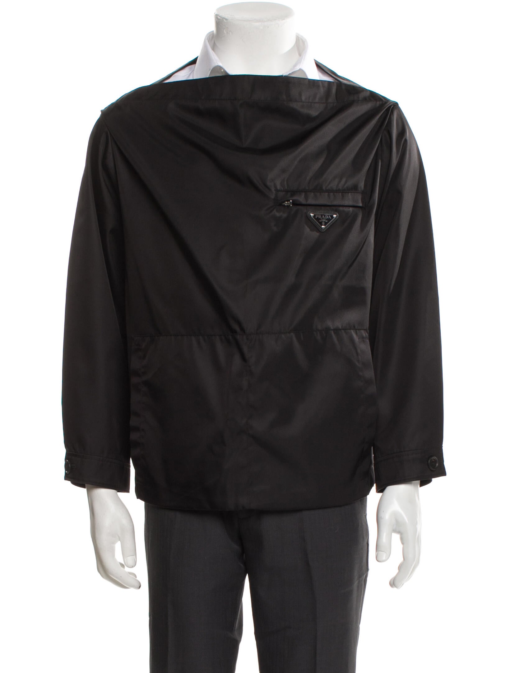 Prada 2021 Re-nylon Pullover Windbreaker