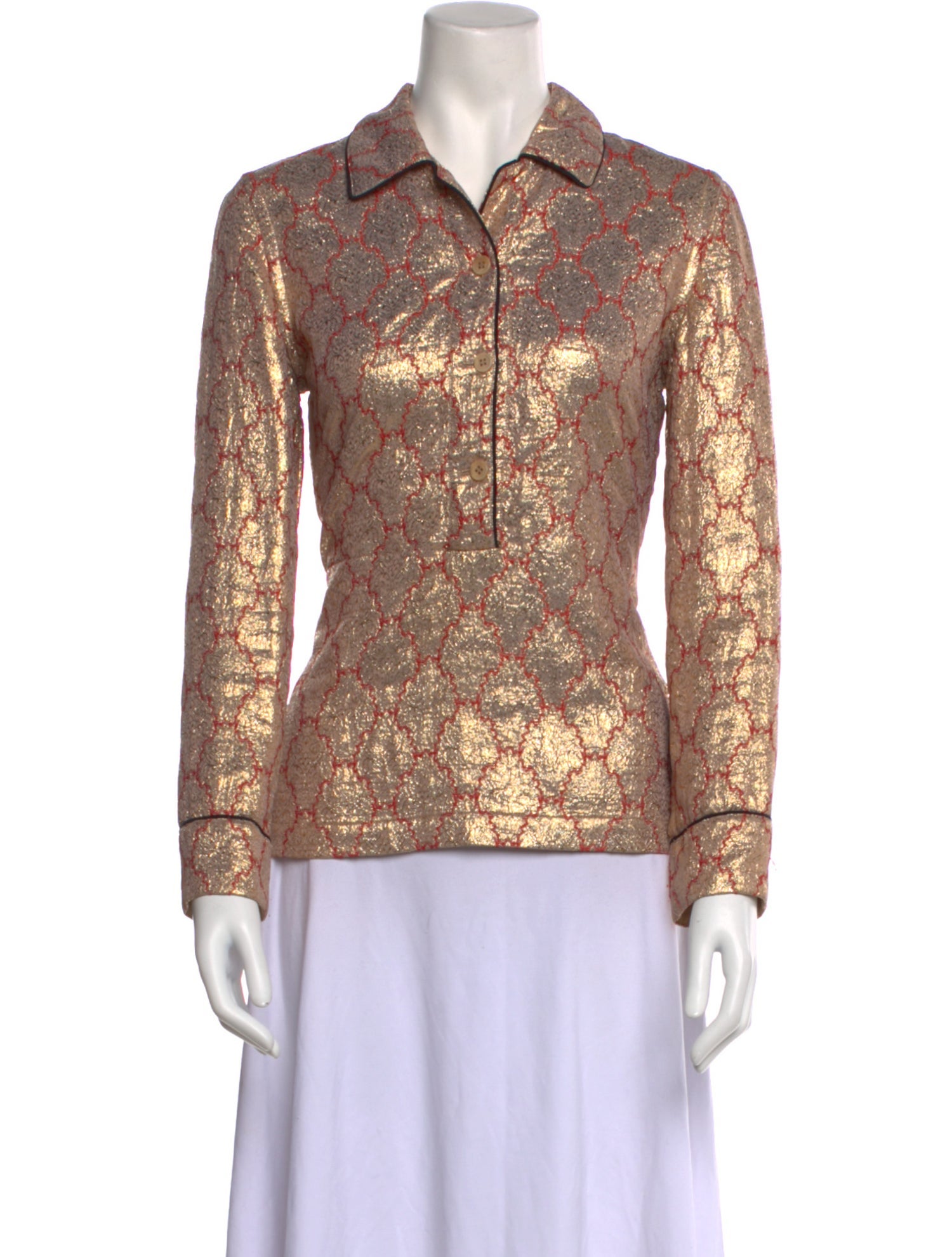 Prada Vintage 2002 Button-Up Top