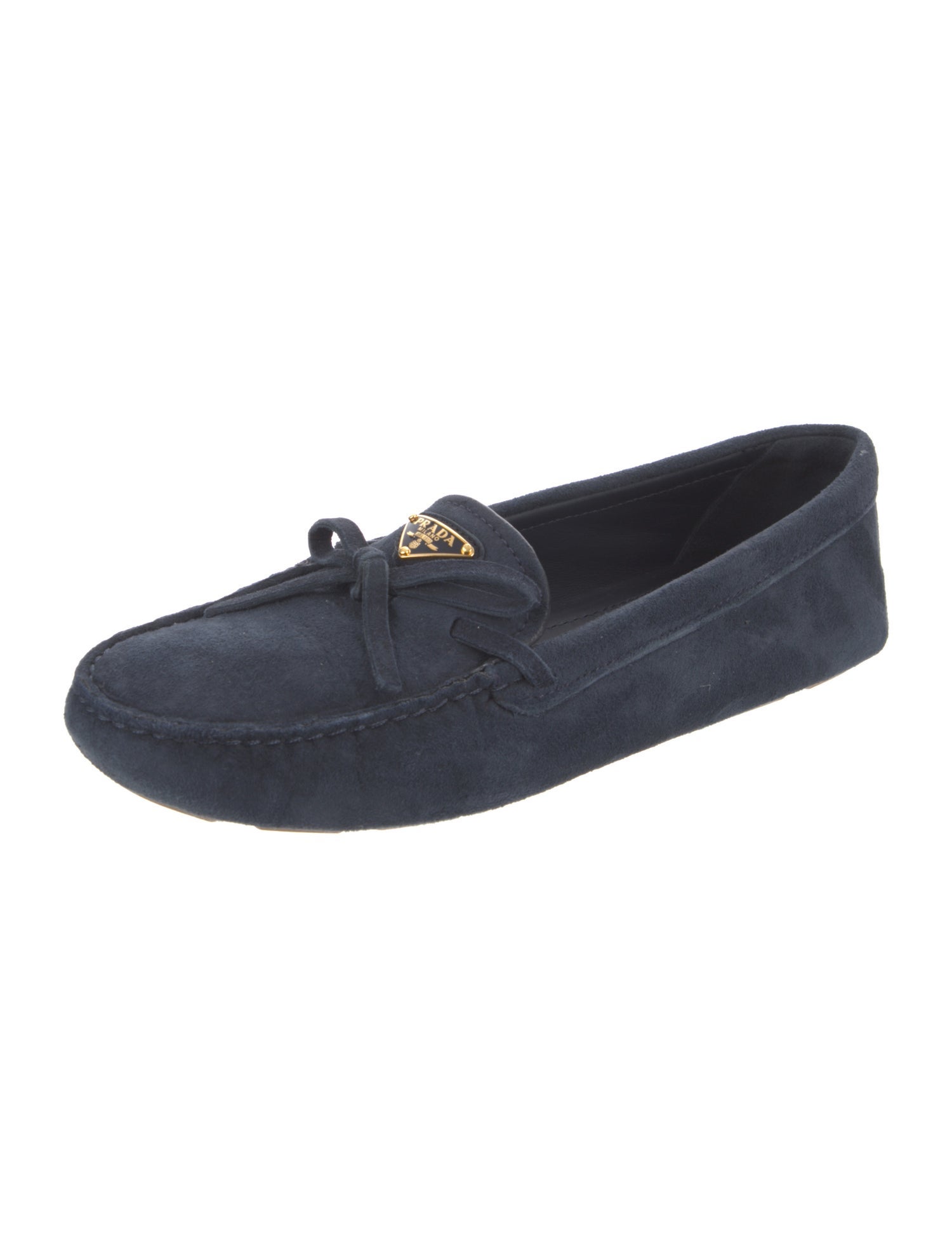 Prada Suede Moccasins