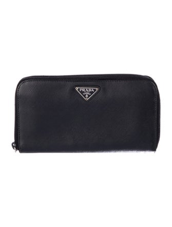 Prada Saffiano Lux Leather Continental Wallet