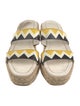 Prada Leather Printed Espadrilles