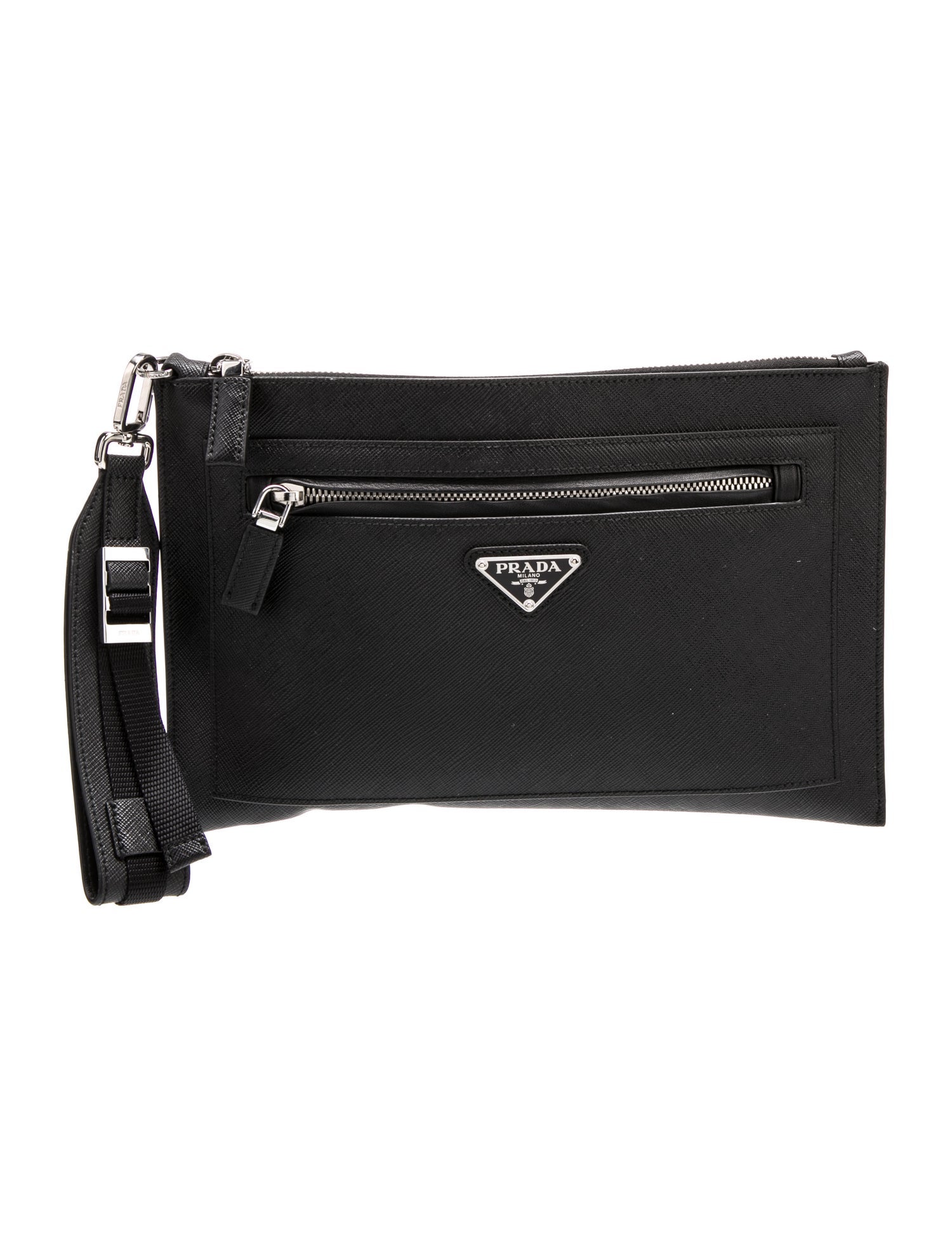 Prada Saffiano Leather Clutch