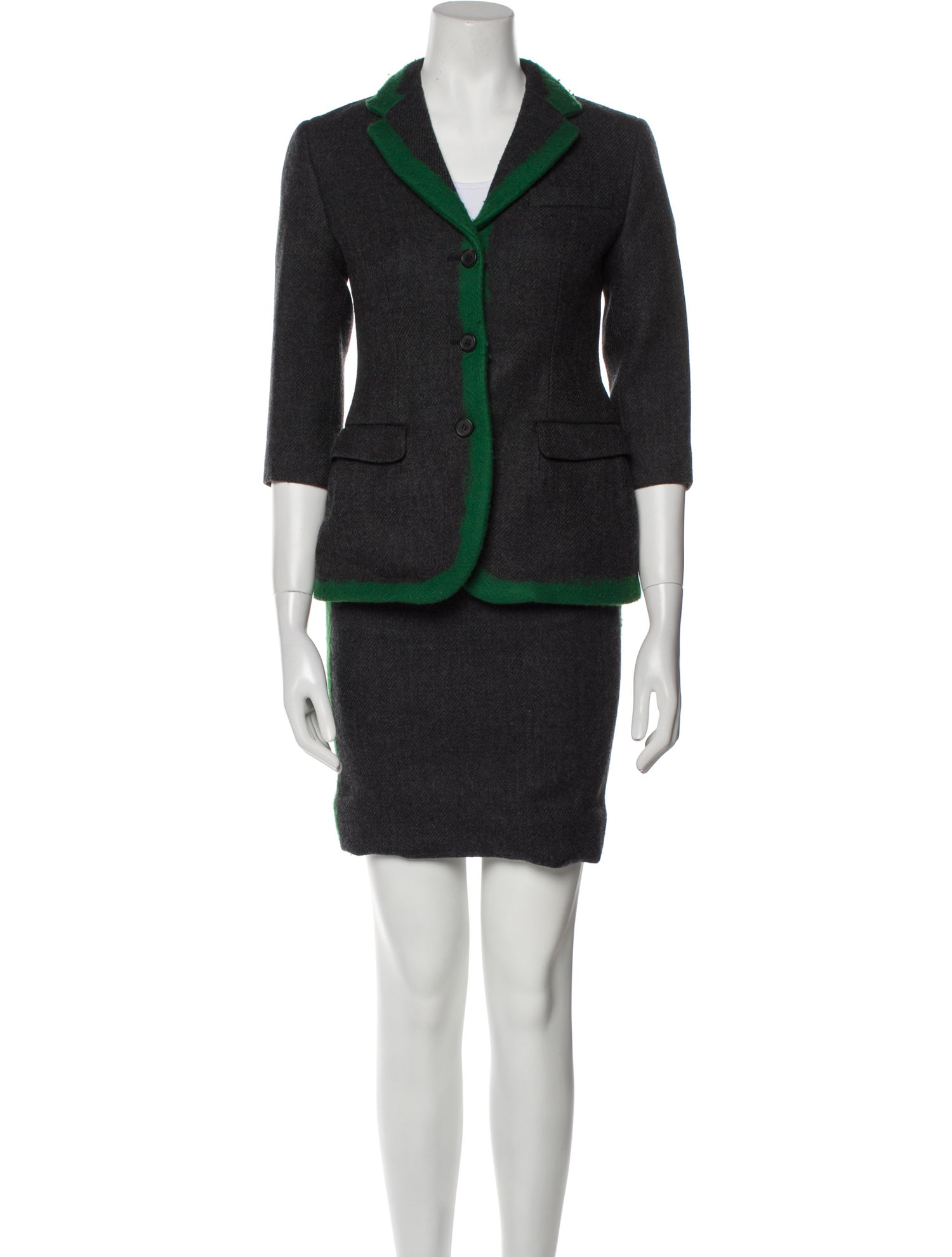 Prada Vintage 2007 Skirt Suit