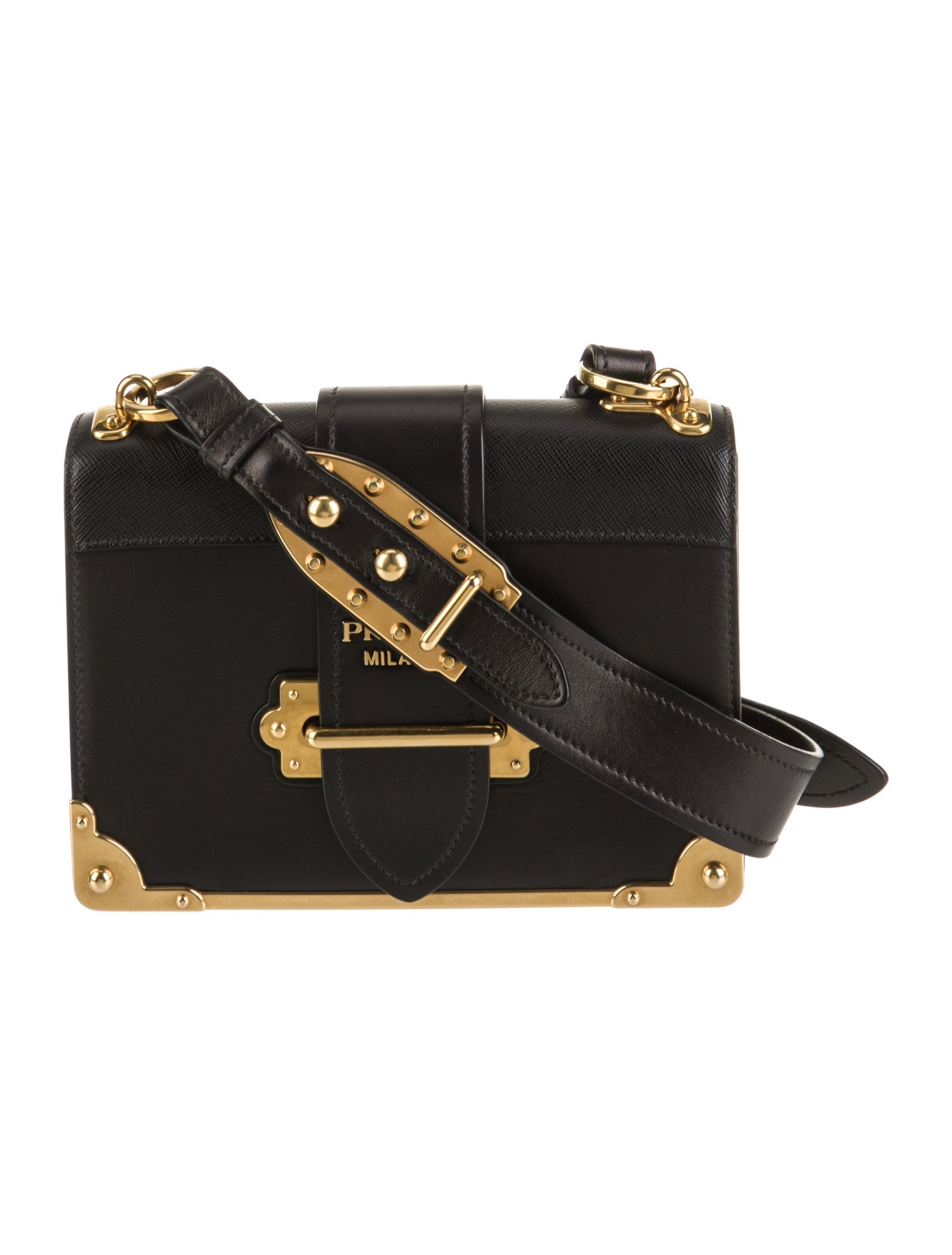 Prada Leather Cahier Chain