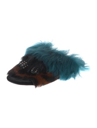 Prada Fur Slides