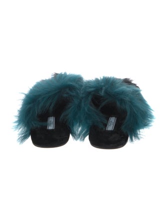 Prada Fur Slides