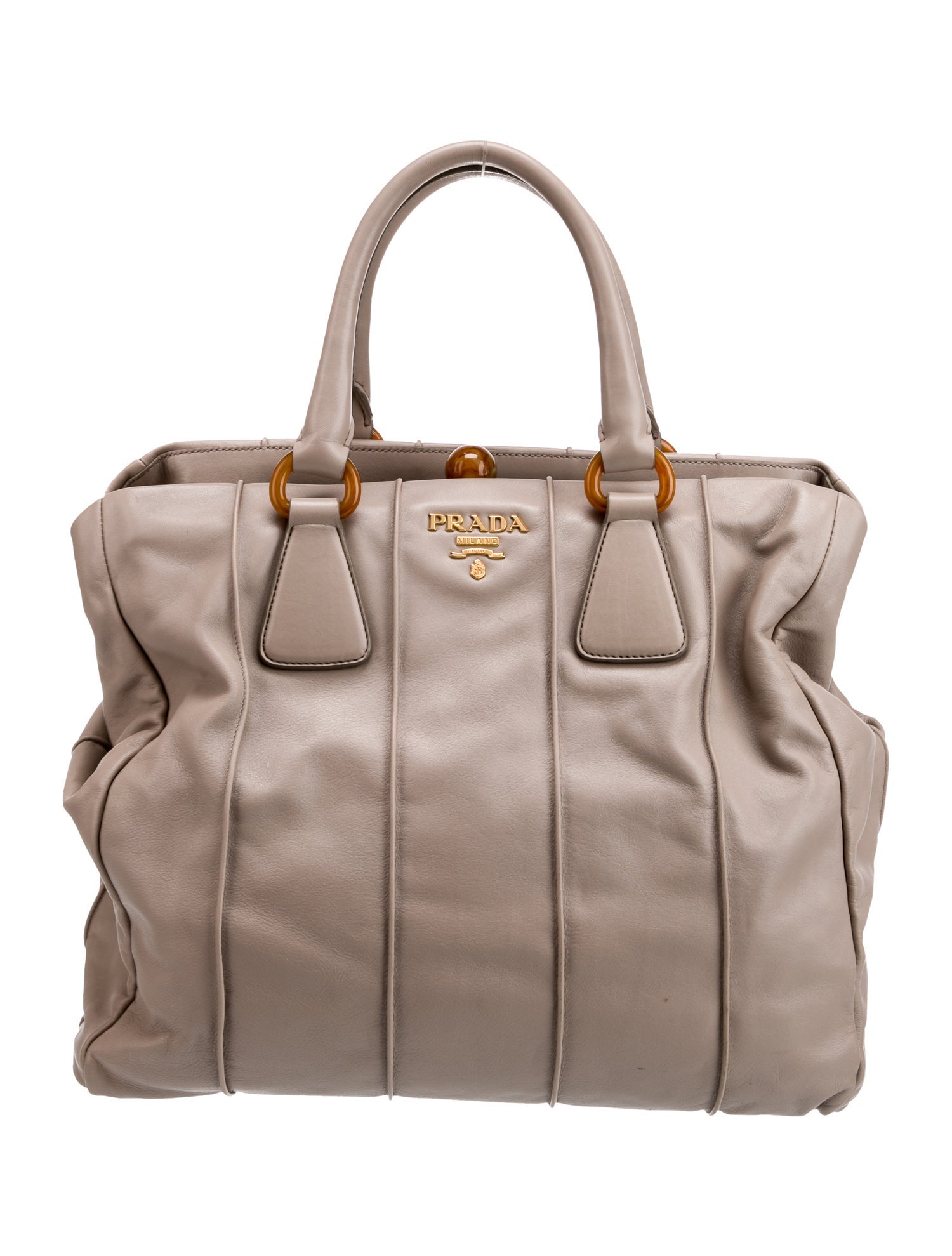 Prada Soft Calf Leather Tote