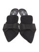 Prada Suede Bow Accents Mules