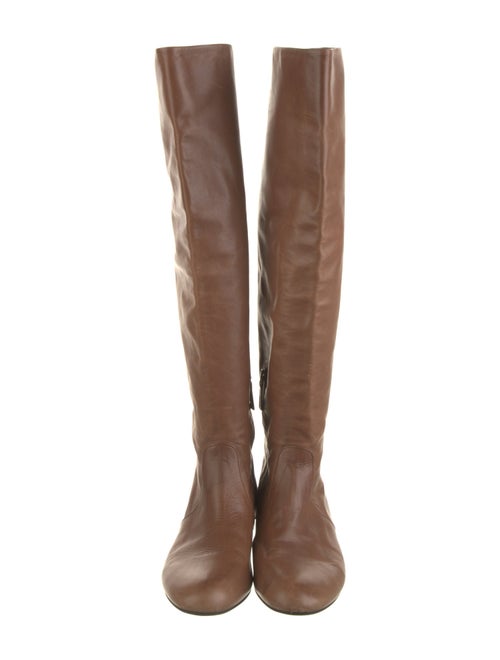 Prada Leather Riding Boots