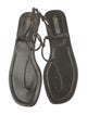 Prada Patent Leather T-Strap Sandals