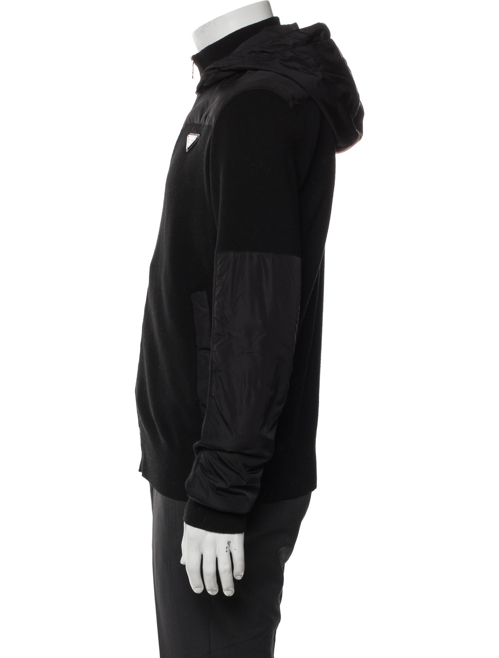 Prada 2024 Enameled Metal Triangle Windbreaker