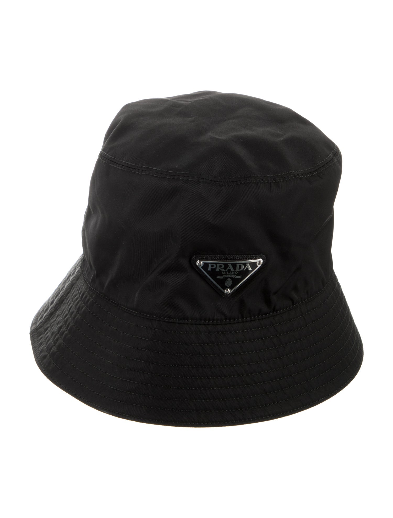 Prada Black bucket hat