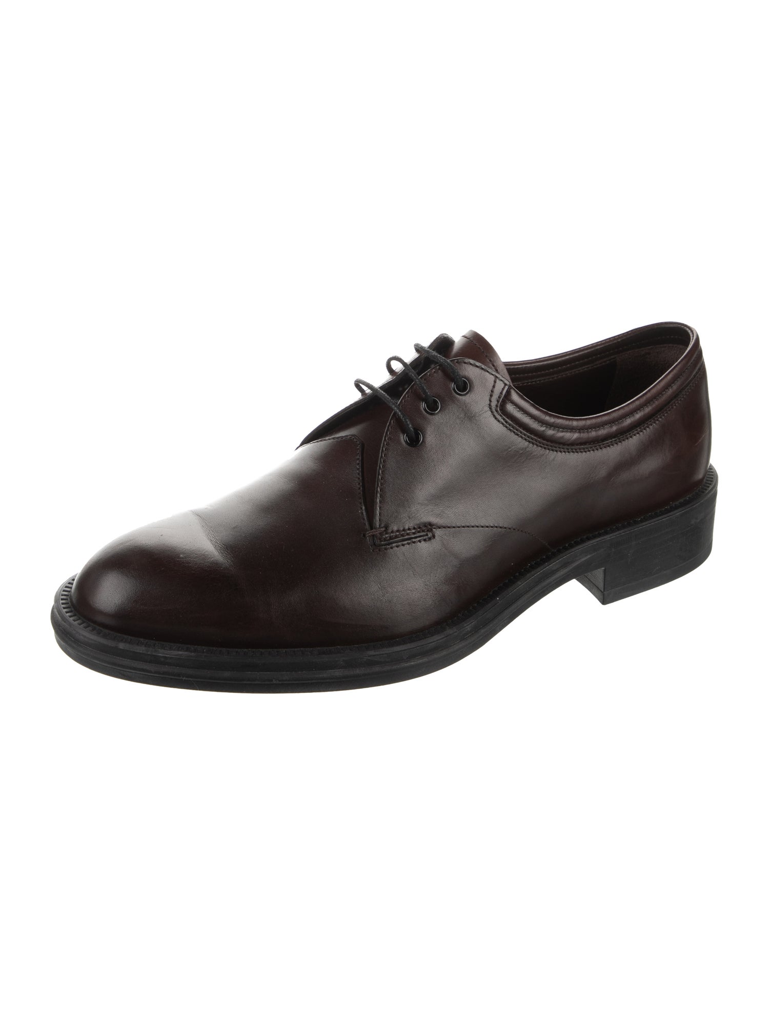 Prada Leather Derby Shoes