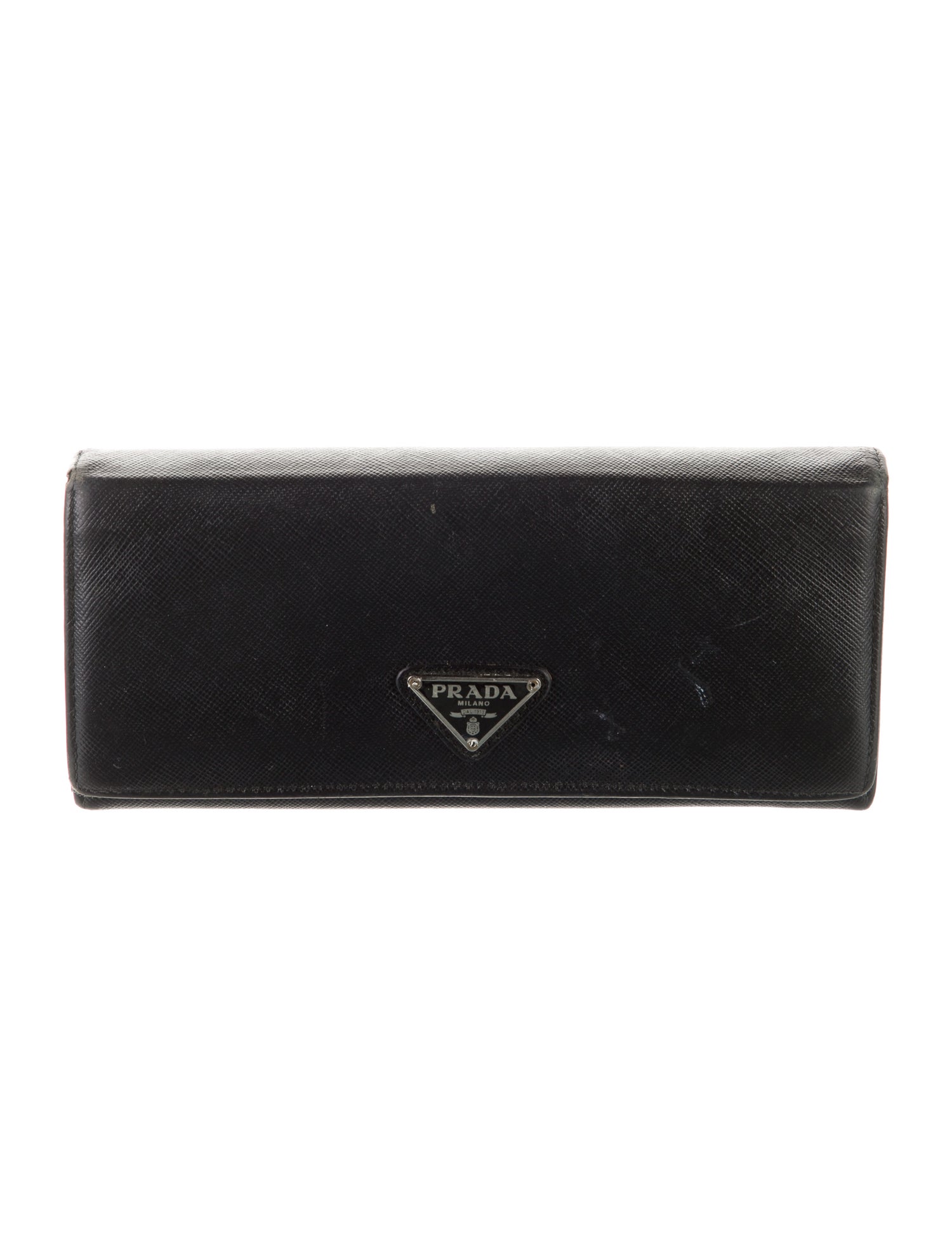 Prada Leather Continental Wallet